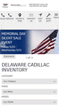 Mobile Screenshot of delawarecadillac.com